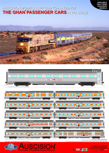 the ghan model train set